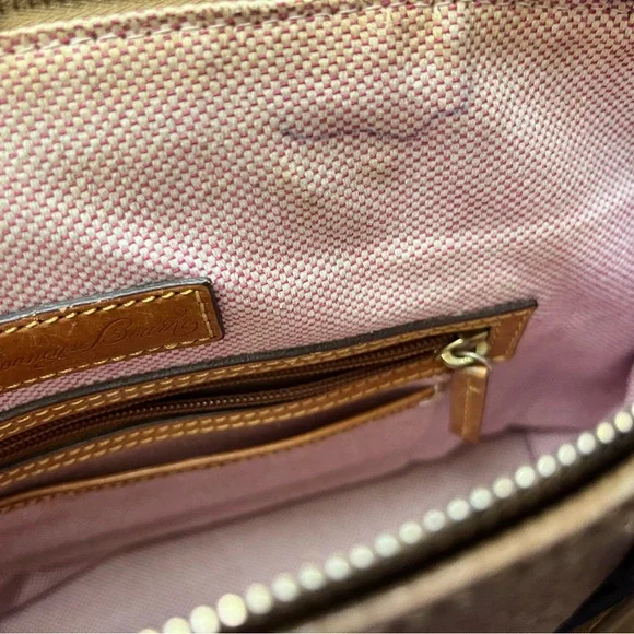 Dooney & Bourke Dillen 2 Pocket Leather Satchel - Picture 13 of 16